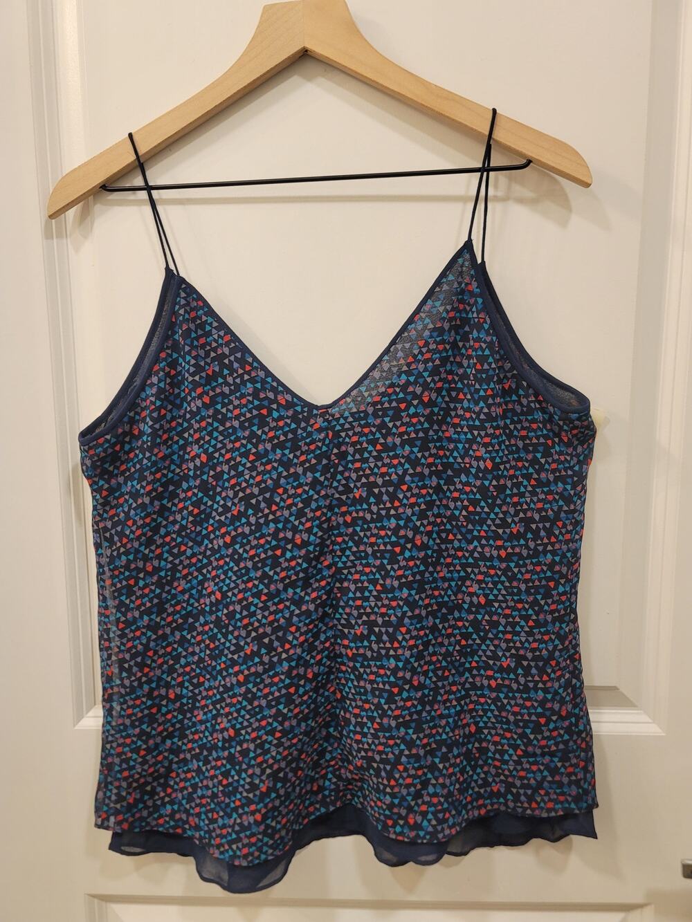 Chelsea28 Geometric print shell tank top